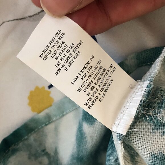 NWT LILY WHITE Top Women's Size Medium Green Tie Dye High Low Hem Sleeveless - Picture 9 of 10